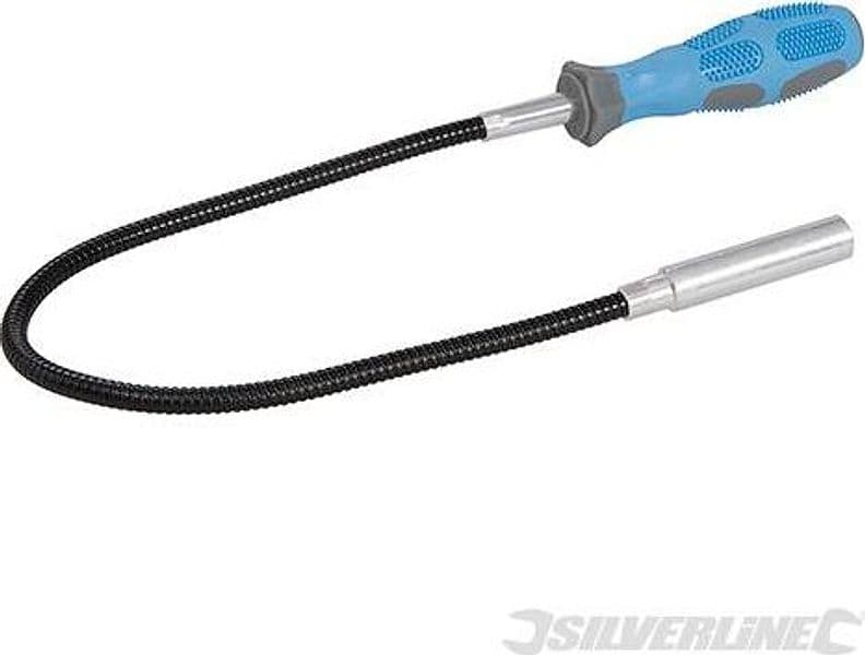 Strumento magnetico in acciaio raccogli oggetti Silverline 600 mm