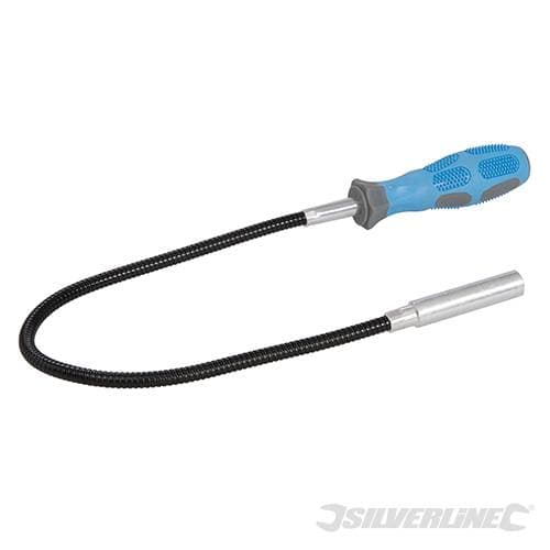 Strumento magnetico in acciaio raccogli oggetti Silverline 600 mm