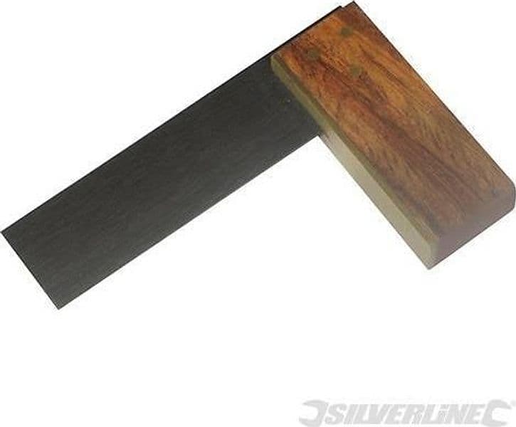 Squadre per carpentieri manico in legno e lama in acciaio Silverline Silverline