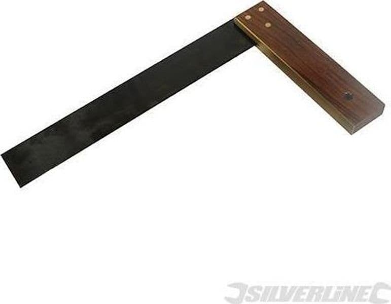 Squadre per carpentieri manico in legno e lama in acciaio Silverline - 5