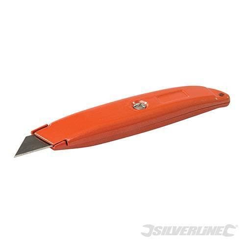 Taglierino a lama retrattile in alluminio 150mm Silverline