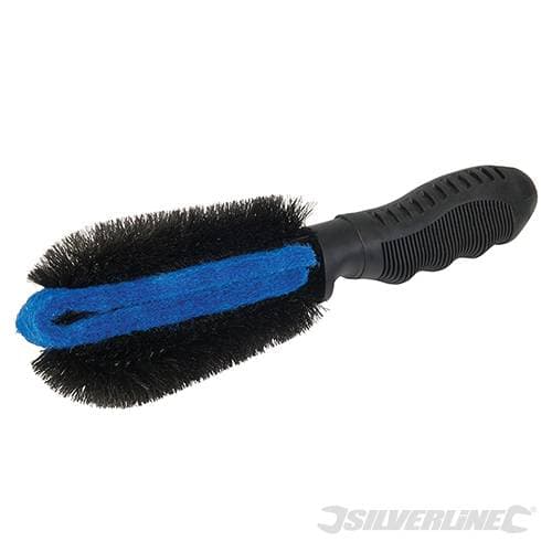 Spazzola per pulire cerchi in lega rimuove polveri freni 250mm Prezzo Silverline