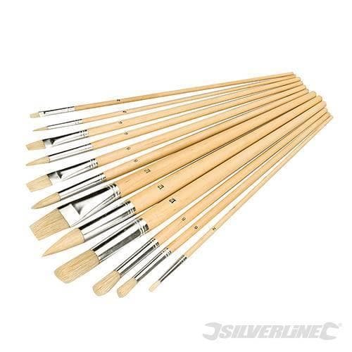 Silverline set 12 pennelli con punta mista per pittura Prezzo