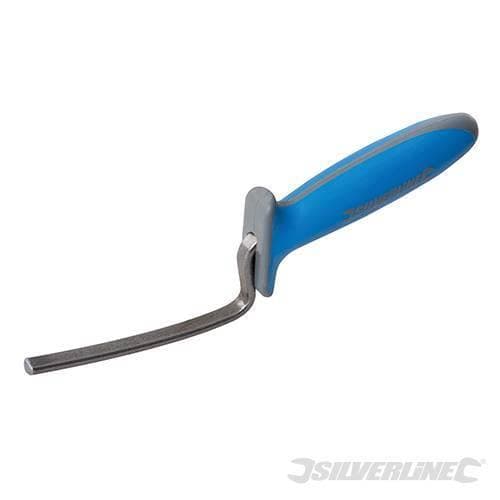 Spatola ferro per giunti lama curva con impugnatura 13mm Silverline