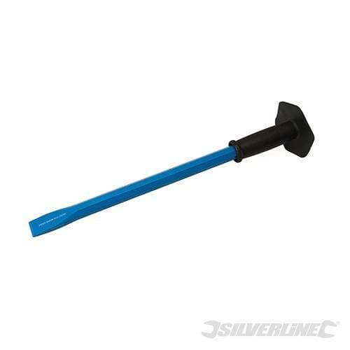 Silverline scalpello bolster con paramano in acciaio 25 x 450 mm Prezzo