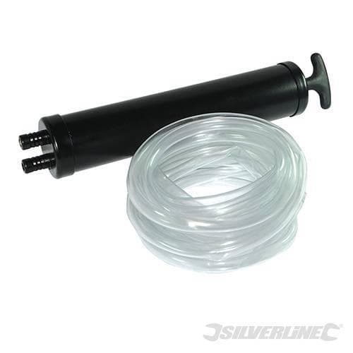 Siringa pompa olio gasolio auto a doppia effetto 500 cm³ Silverline