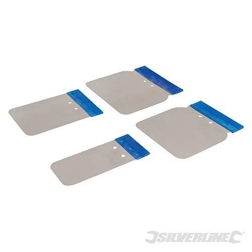 Silverline Set di spatole lame in acciaio inox Offerta 4 pezzi