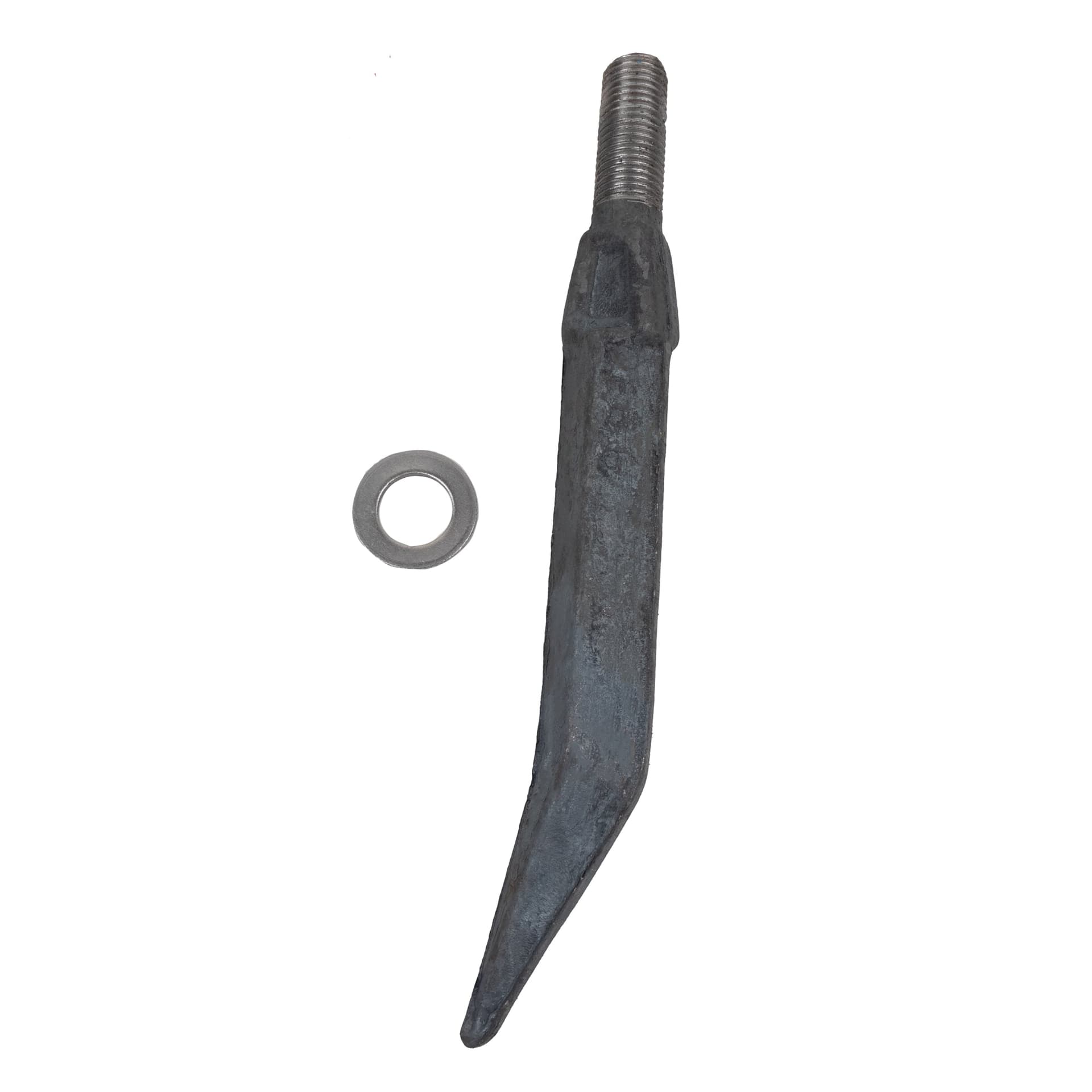 Dente per erpice lunghezza 380mm lunghezza filetto 55 mm confezione da 10 pezzi - 2