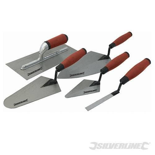 Silverline set 5 Pezzi cazzuole 150 a 280 mm manico ergonomico Prezzo