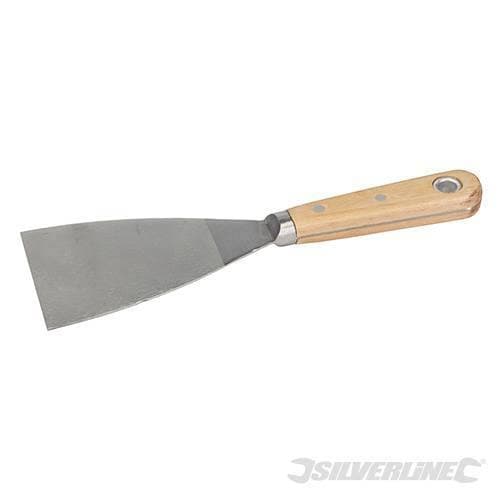 Silverline spatola per edilizia in acciaio 75 mm manico in legno Prezzo