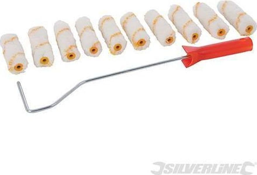 Silverline pennello a rullo in acciaio 100 mm con 10 ricambi Prezzo