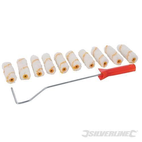 Silverline pennello a rullo in acciaio 100 mm con 10 ricambi Prezzo