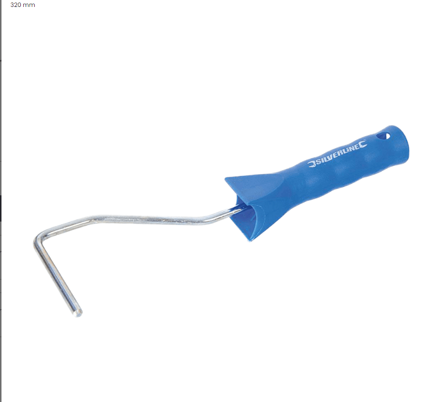 Silverline manico pennello rullo 320 mm in acciaio per rullo 100 mm Prezzo Silverline