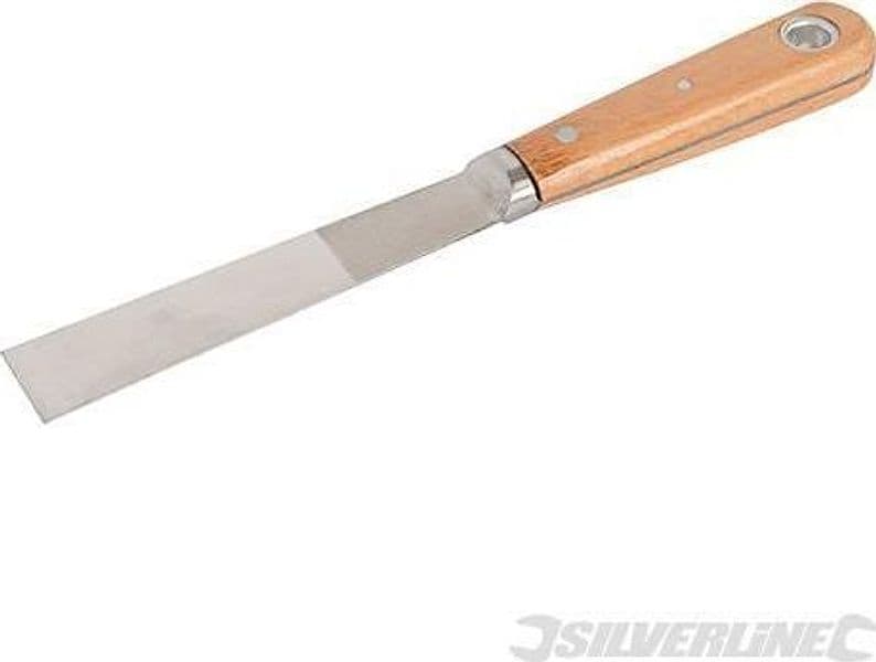 Silverline raschietto in acciaio 25 mm manico in legno Prezzo