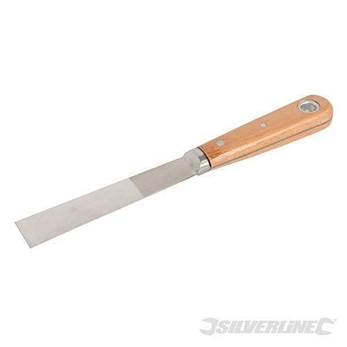 Silverline raschietto in acciaio 25 mm manico in legno Prezzo