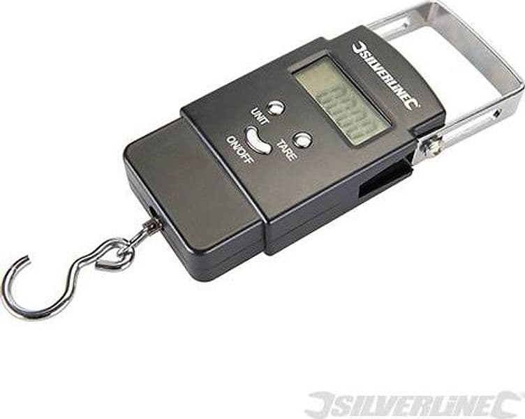 Silverline bilancia elettronica tascabile con gancio Max 40 kg Prezzo
