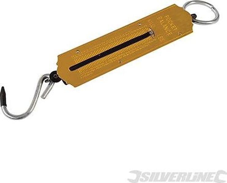 Silverline bilancia metrica a molla per pesare misurare in acciaio Prezzo 50kg
