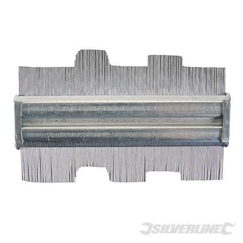 Silverline calibro profilometro in acciaio per profili sagome legno carta 125 mm