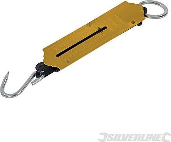 Silverline bilancia metrica a molla per pesare misurare in acciaio Prezzo 25kg