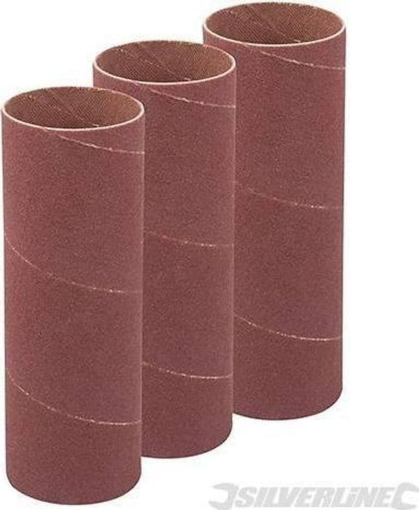 Set di maniche di levigatura in ossido di alluminio con supporto di cotone offerta silverline Silverline
