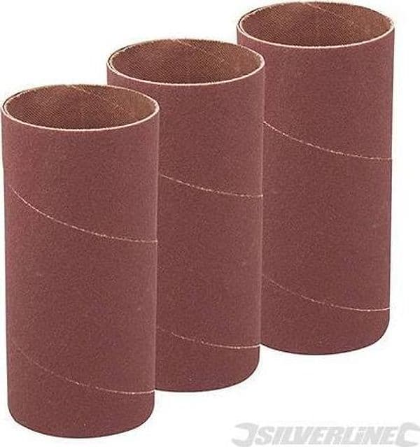 Set di maniche di levigatura in ossido di alluminio con supporto di cotone offerta silverline Silverline