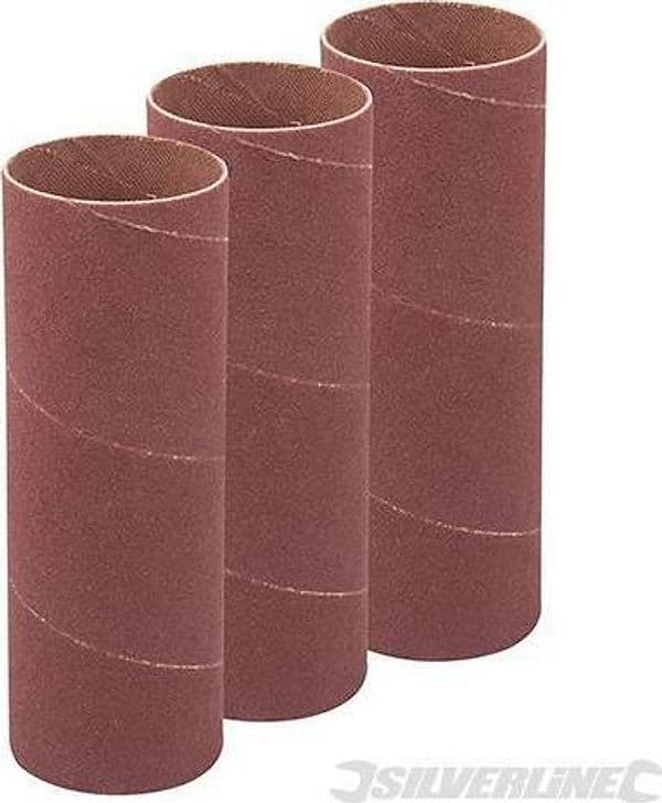 Set di maniche di levigatura in ossido di alluminio con supporto di cotone offerta silverline Silverline