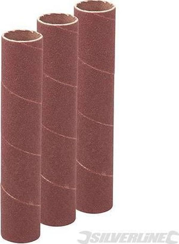 Set di maniche di levigatura in ossido di alluminio con supporto di cotone offerta silverline Silverline