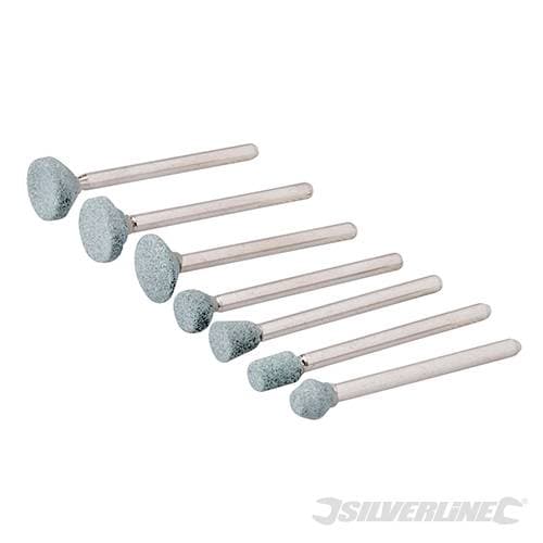 Set di pietre affilatrici per utensili multifunzione 7pezzi Silverline