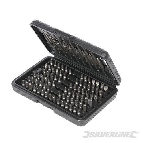 Set di inserti di sicurezza in acciaio cromo vanadio con attacco esagonale 1/4"