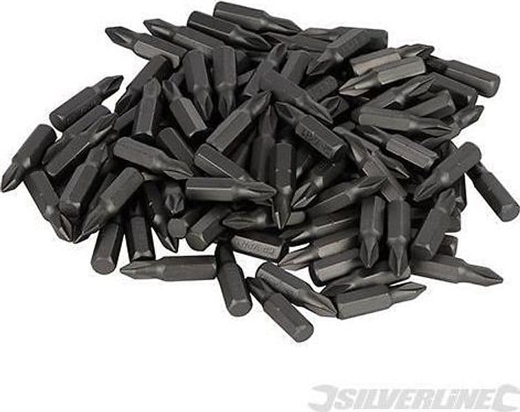 Set punte in cromo vanadio con attacco esagonale 1/4 Taglio PH PZ Silverline Silverline