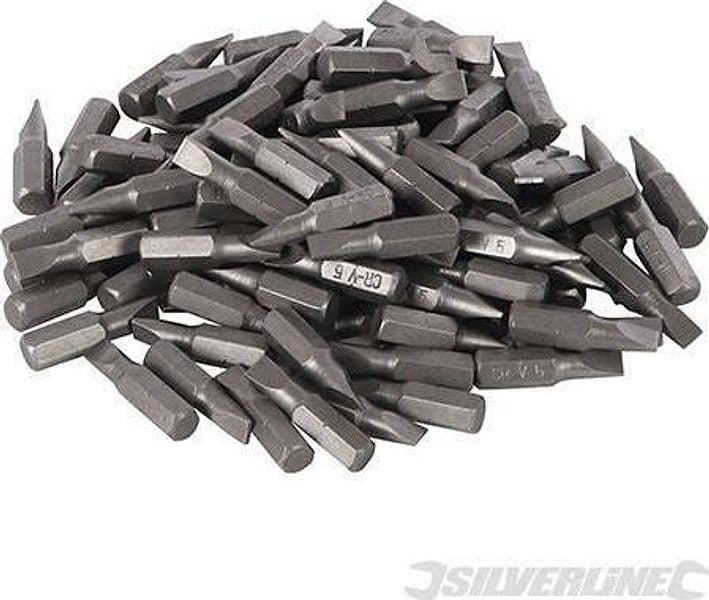 Set punte in cromo vanadio con attacco esagonale 1/4 Taglio PH PZ Silverline Silverline