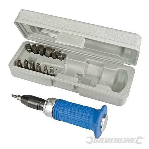 Set Silverline cacciavite con impugnatura morbida 14 pezzi attacco 1/2" Prezzo