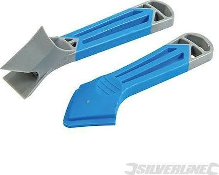Set rifinitura e rimozione del mastice Silverline raschietto 2 pezzi