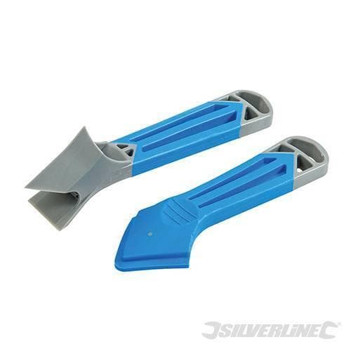 Set rifinitura e rimozione del mastice Silverline raschietto 2 pezzi
