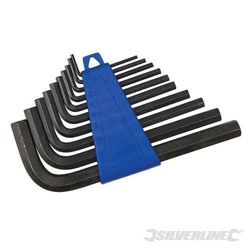 Set Silverline chiavi esagonali metriche imperiali 10 pz in acciaio da 2 a 10 mm Prezzo
