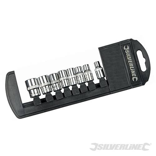 Set Silverline chiavi a bussola 8 pezzi 1/4 misure 5-13mm in acciaio Prezzo