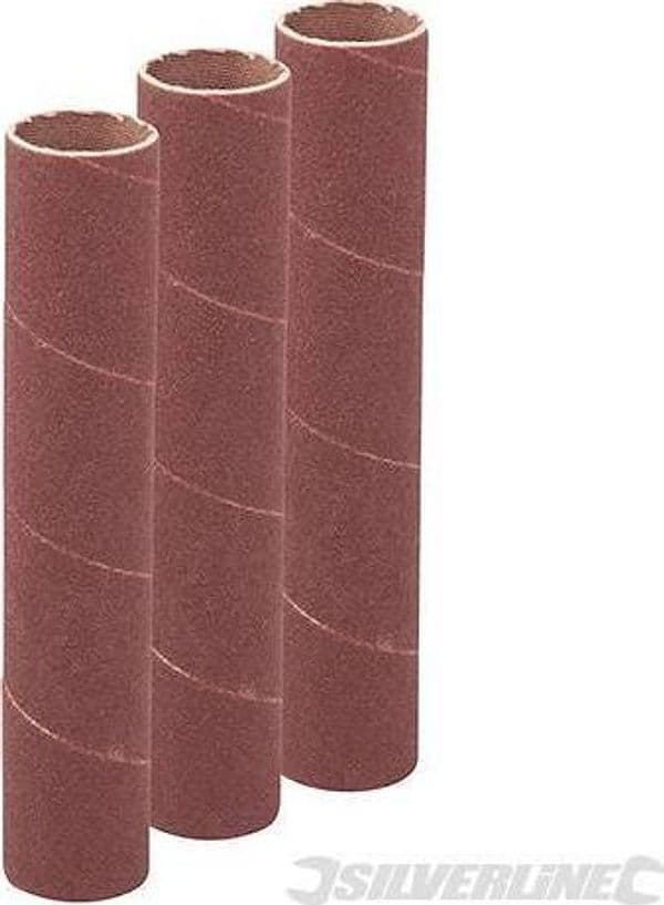 Set di maniche per levigature curve in ossido di alluminio con supporto di cotone offerta Silverline
