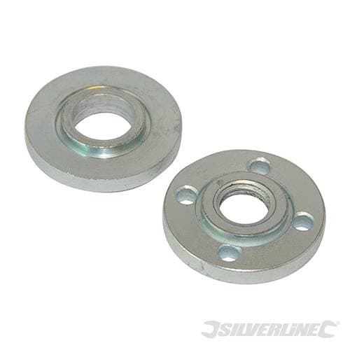 Set di flange M14 per smerigliatrici angolari Silverline con fori spaziatura da 30 mm