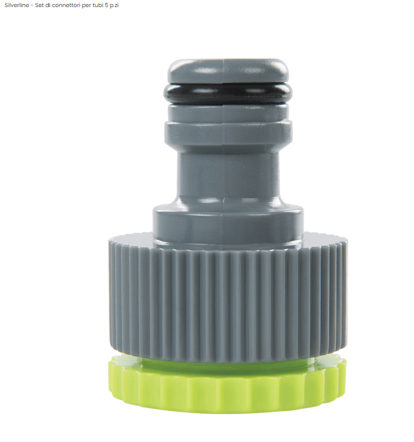 Set di connettori per tubi da giardino Silverline 5 pezzi Silverline