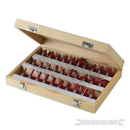 Set di frese TCT 1/2" in acciaio temprato e varie funzioni super offerta silverline
