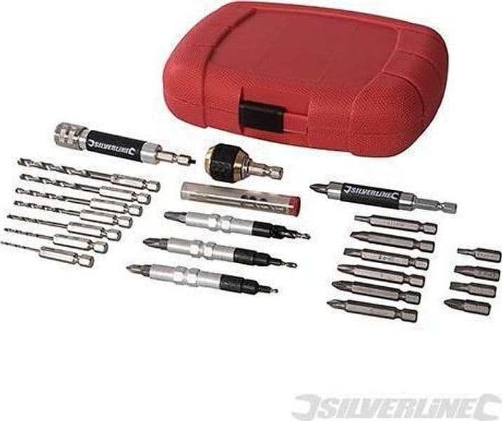 Set inserti sistema a bloccaggio rapido con aggancio rapido salva dita per avvitatori