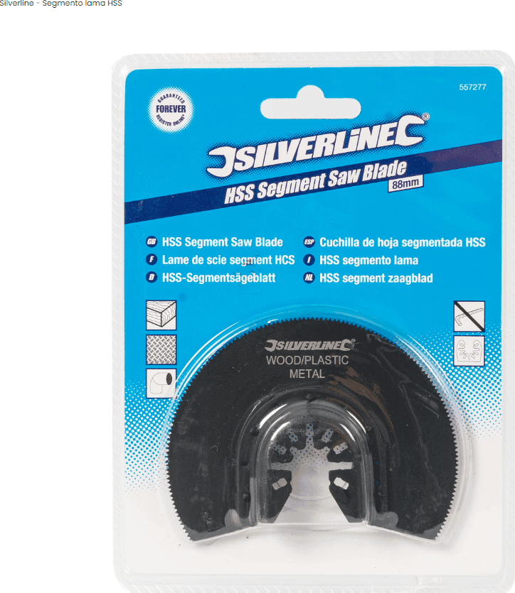Segmento Lama HSS universale 88mm Silverline - 2