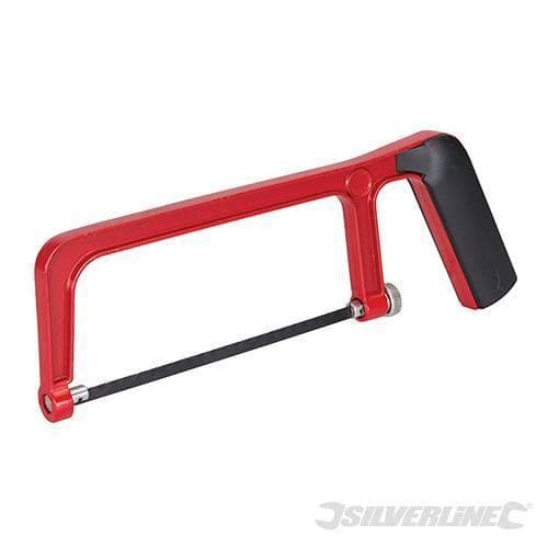 Seghetto manuale in alluminio Silverline lama 150mm con regolazione angolare Prezzo Silverline