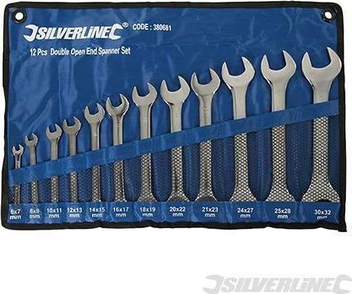 Set chiavi fisse ingegneria meccanica 6-17 mm e 6-32 mm Offerta Silverline Silverline