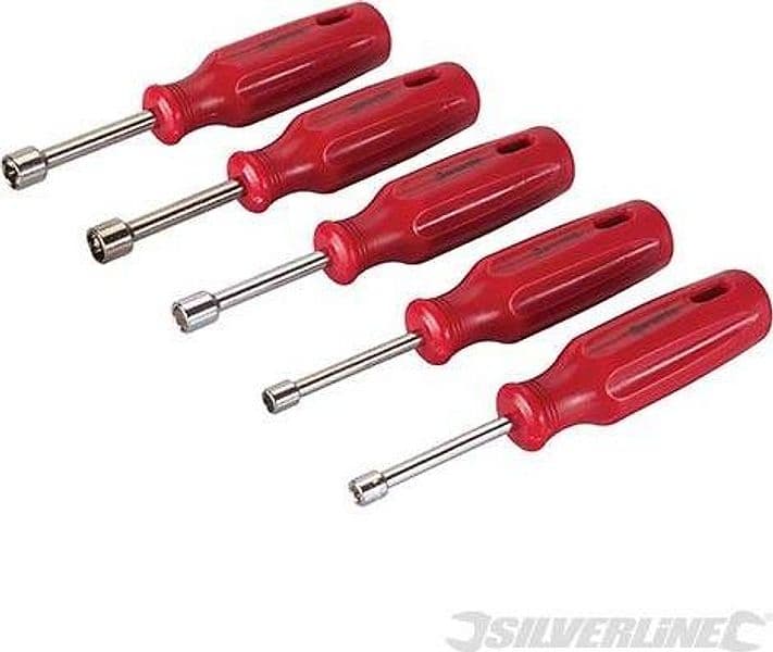 Set chiavi Silverline a tubo 5 pezzi in acciaio manico in plastica dura Prezzo