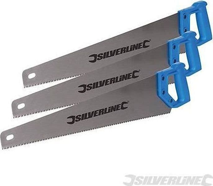 Sega a mano in acciaio temperato 3Pz 550 mm 7tpi manico morbido