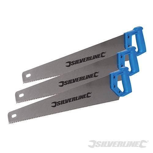 Sega a mano in acciaio temperato 3Pz 550 mm 7tpi manico morbido