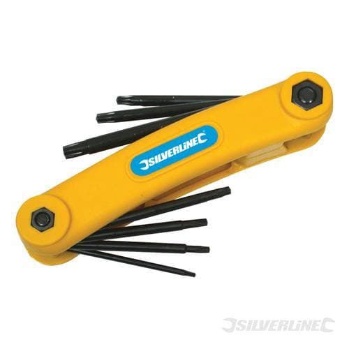 Set chiavi Silverline Torx in acciaio da T10 a T40 meccanica originale Prezzo