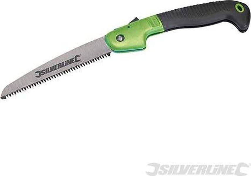 Sega pieghevole da potatura a tripla azione lama di 180 mm Silverline