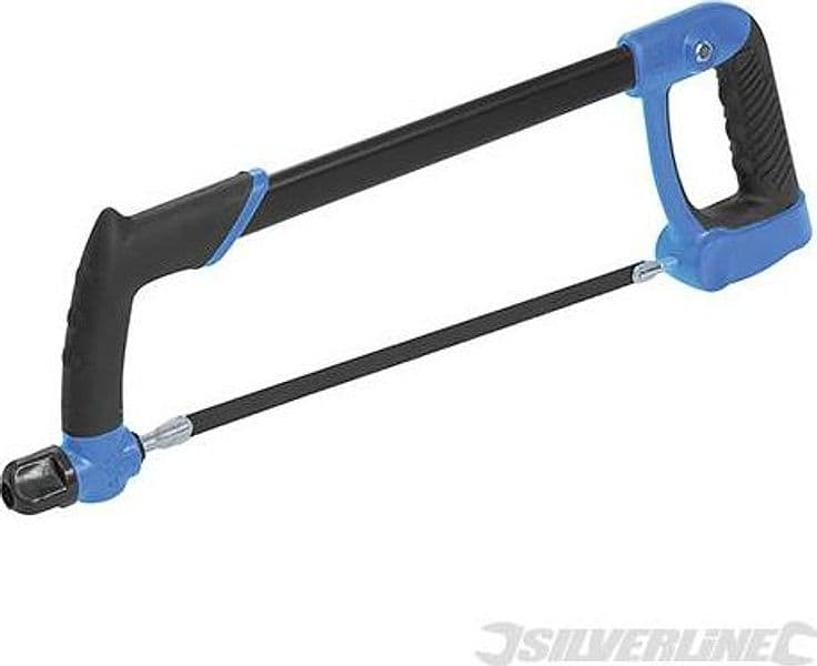 Seghetto sega manuale Silverline con due lame 300mm 18 e 24 tpi potatura prezzo